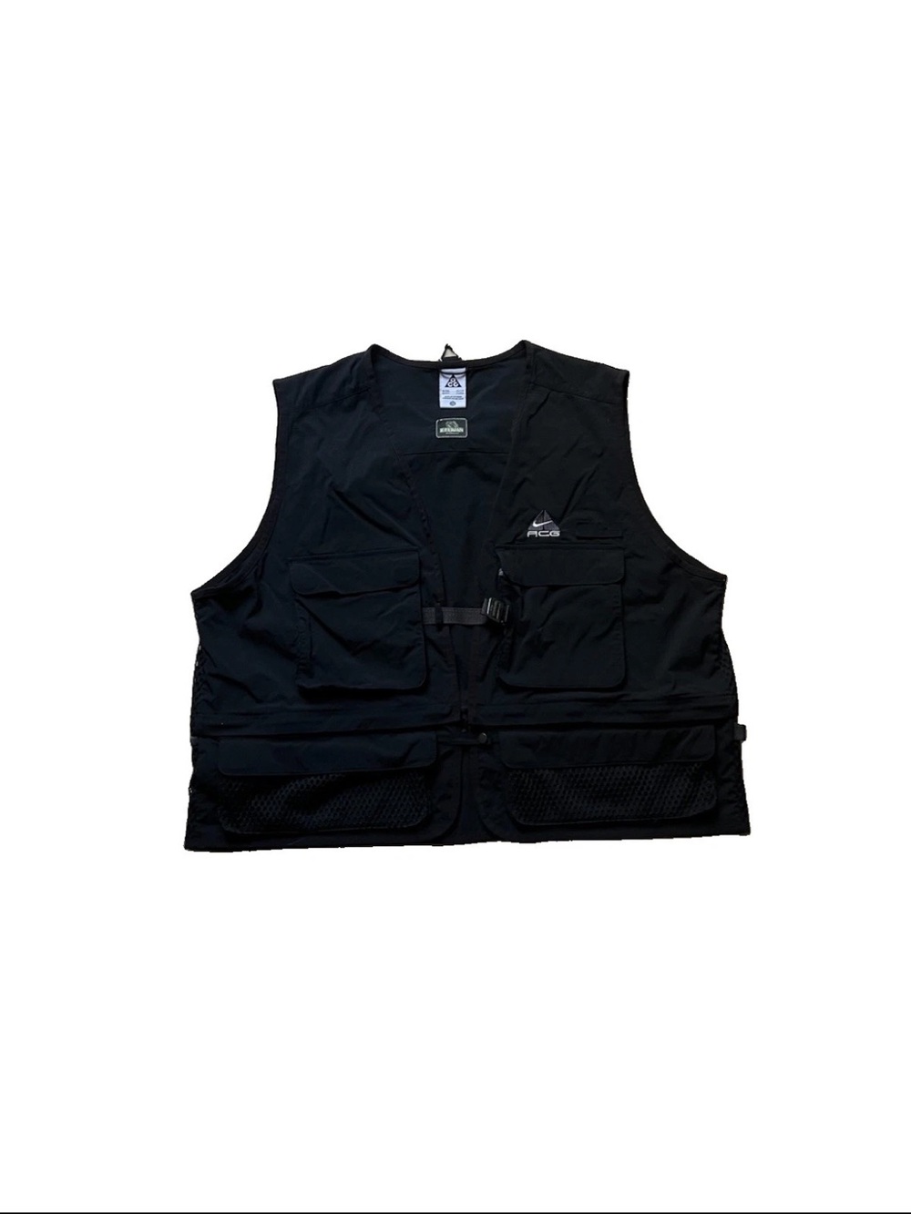 Nike ACG Black Iguana Utility Vest Size XL/2XL